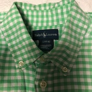 Ralph Lauren Polo Boys Large 14-16 Button Down